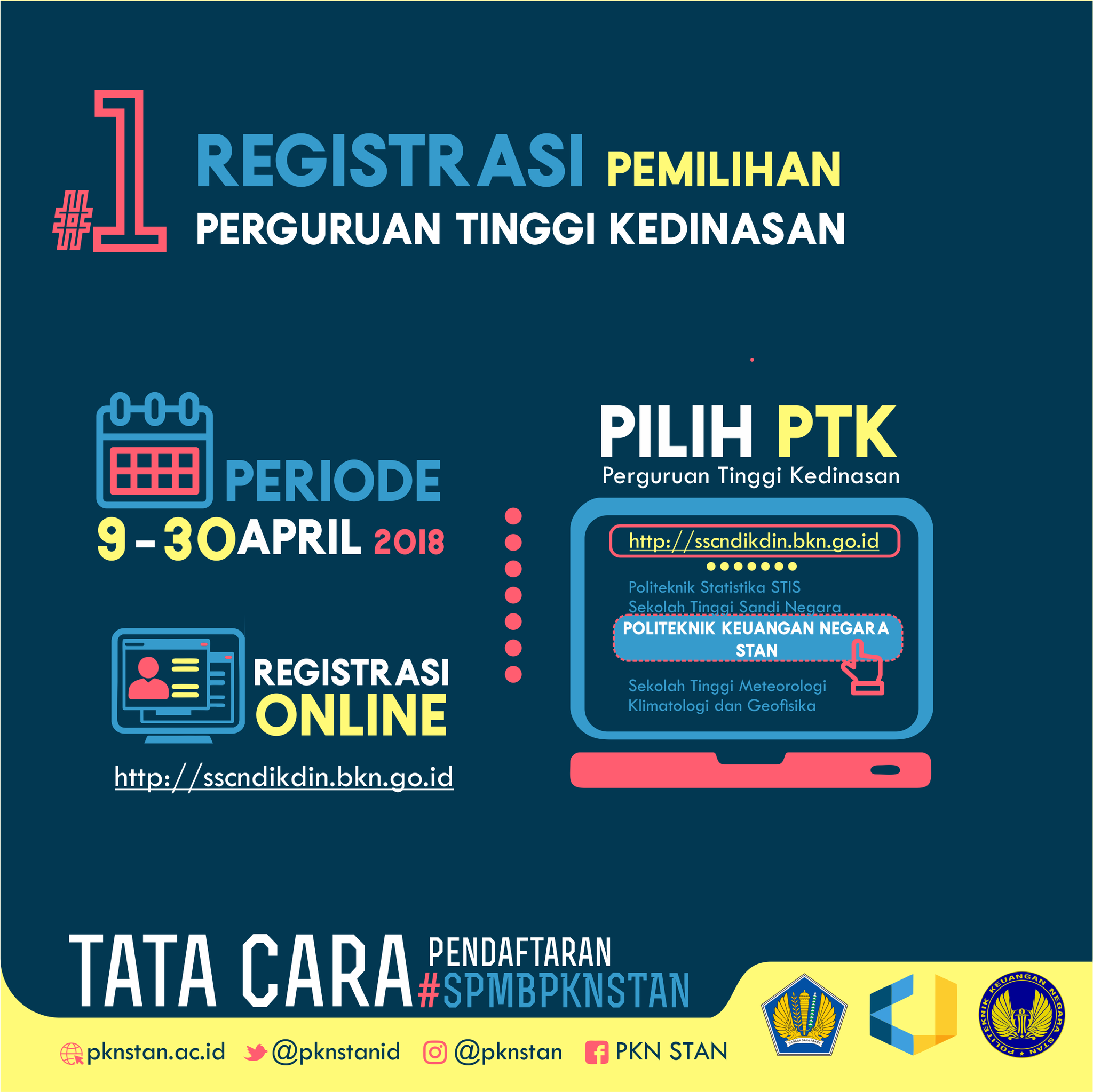 PKN STAN on Twitter "Tahapan pendaftaran pertama adalah melakukan registrasi pada portal BKN Jika kamu memiliki kendala pada tahapan ini