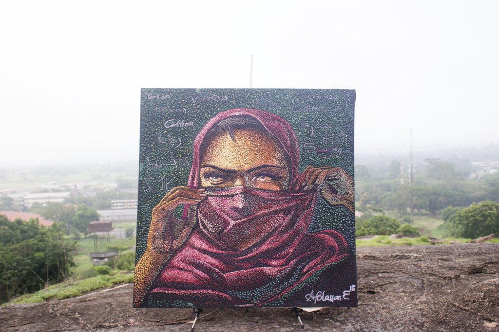 ola_zik's tweet photo. #art #artist #paint #painter #WeAreNigerianCreatives #seeing #eyes #arab https://t.co/civueS2twd