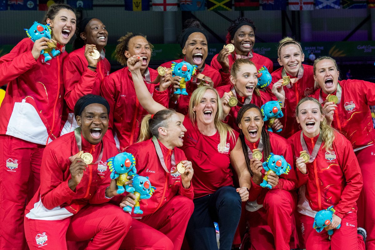 TeamEngland's tweet photo. Number ones. 🥇

#TeamAndCountry #GC2018Netball https://t.co/75dGF4tCBK