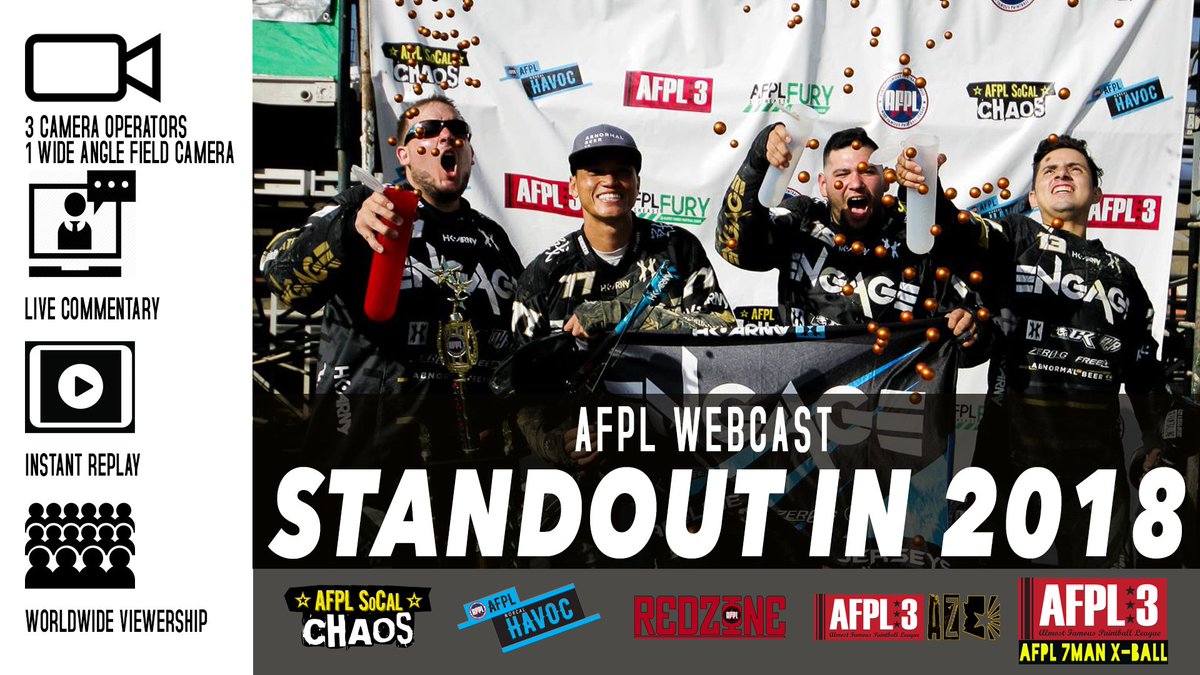 AlmostFamousPB's tweet image. We give back $1,000's in free media to our players to promote the sport and themselves. #GivingBack #Paintball #AFPL #Webcast