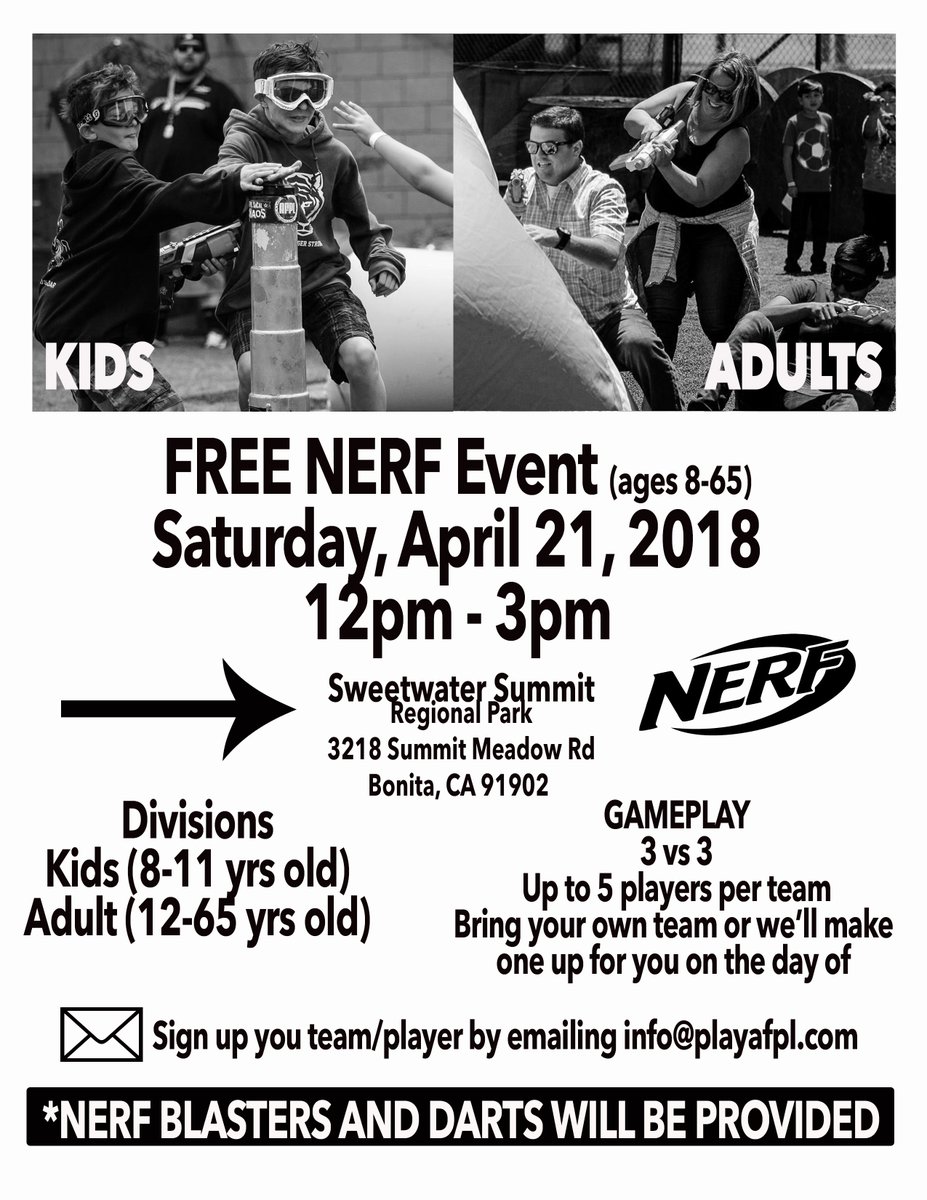 AlmostFamousPB's tweet image. 3v3 Nerf Redzone format for Kids and Adults. FREE for all so come out with the family and the BBQ. 

#Nerf #NerfWar #Paintball #Family #Fun #Free
