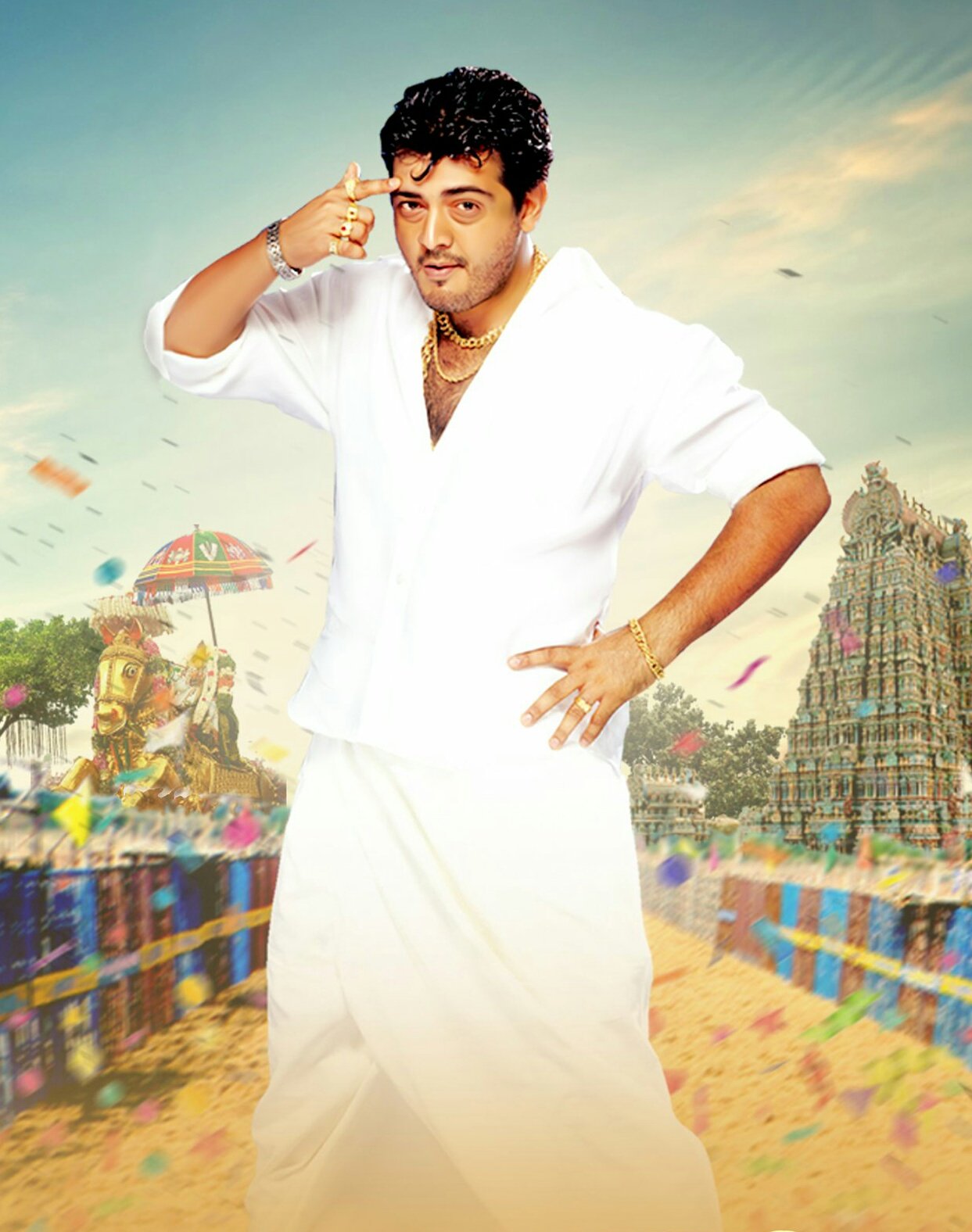  Happy Birthday Ram Muthuram Cinemas  By Thala Ajith Kumar sir blood fans   