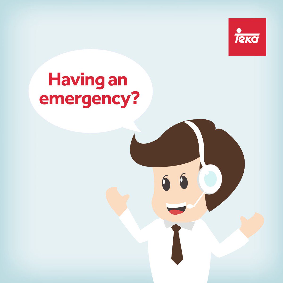 TekaUAE's tweet photo. At Teka, our ability to provide a full 360-degree technical service and support makes us stand out.
Because emergencies should be taken responsibly - we are equipped to provide a 24h to 48h response time to our customers.
#TekaService https://t.co/jSIid1b0e3