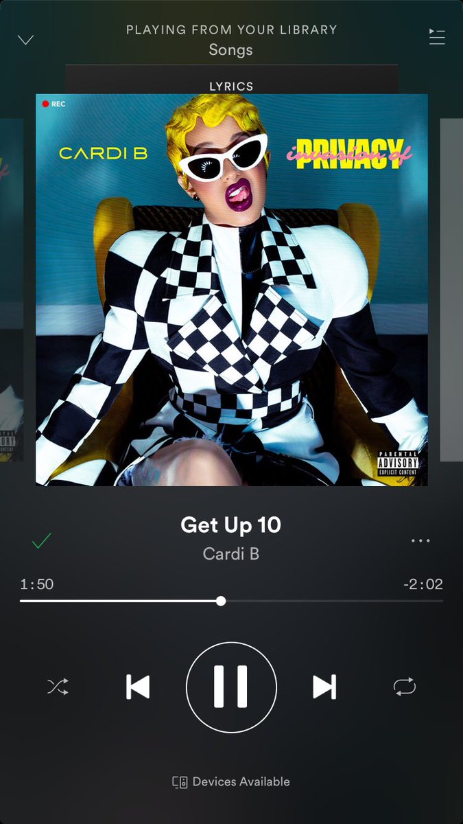 actemena's tweet photo. Perfect cardio song #CardioB https://t.co/gXRDlQ35zF