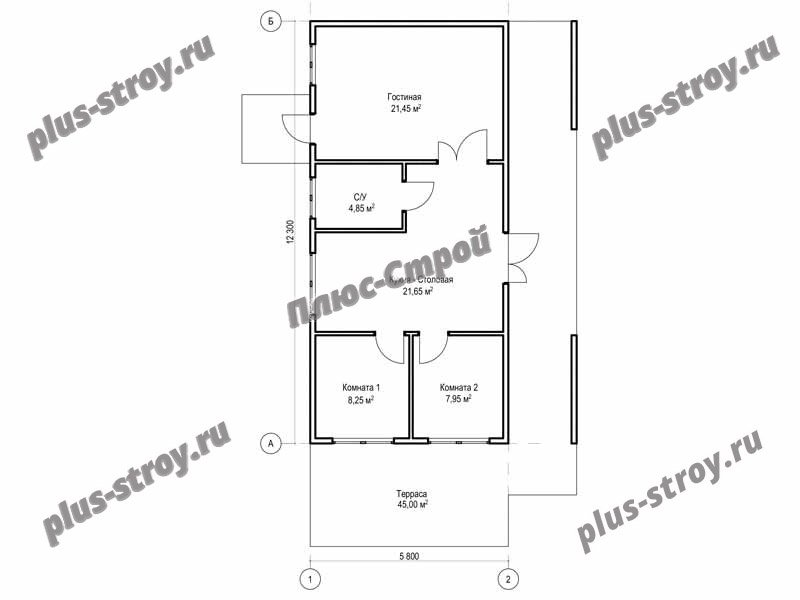 plusstroyru's tweet image. Одноэтажный дом 90 м2
#одноэтажныедома #проектыодноэтажныхдомов #одноэтажныедомафото #планировкаодноэтажногодома