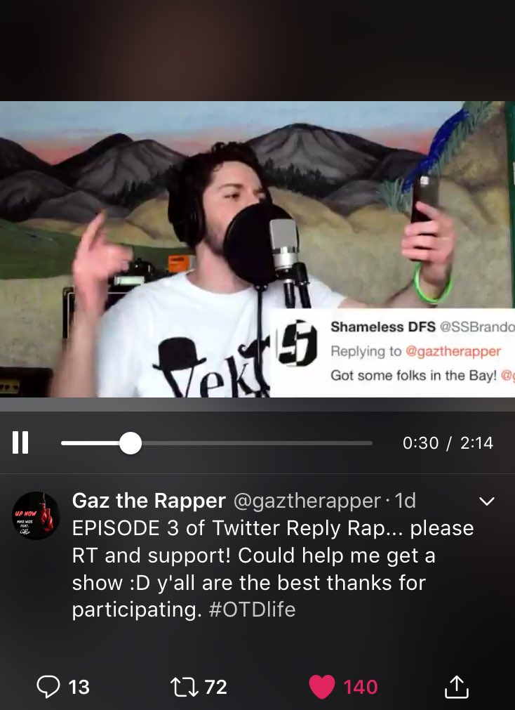 SSBrandon's tweet photo. @gaztherapper “Got some Homies in the Bay”. #Gaztherapper @WORLDSTAR entertainment, your able to see that bay talent. This man is bay approved by way of VA!
@E40 & @TooShort
How many #retweets to get Gaz’s demo in your office #WorldStar ? Give us the number & we’ll pass it! https://t.co/0w6yRFUUnv