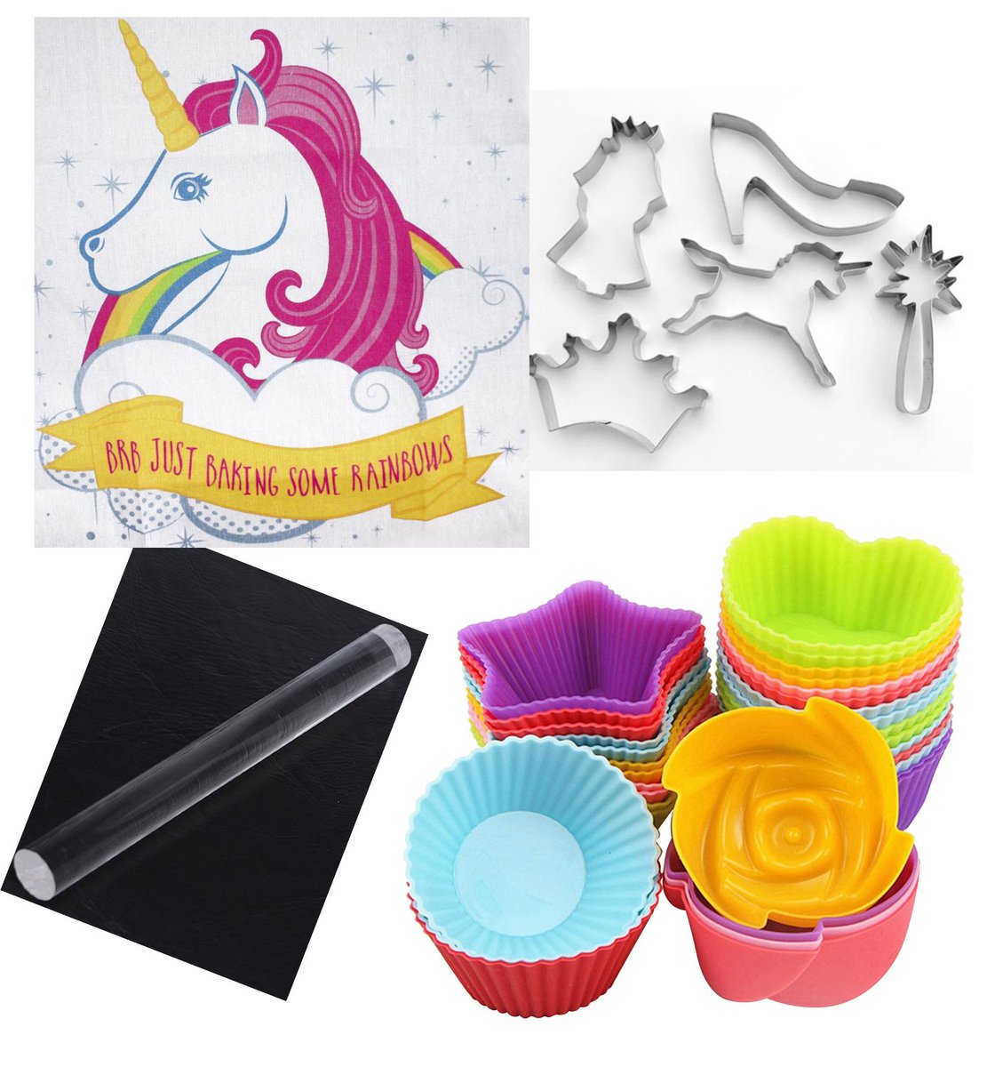 Unicorn &amp; Princess baking set - Perfect starter kit for a young baker - amzn.to/2qrEHLQ