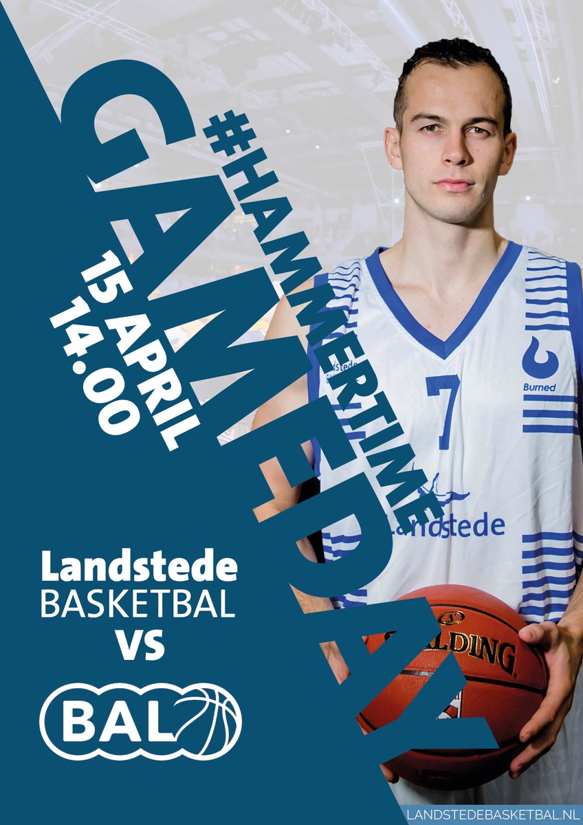 GAMEDAY! Om 14.00 uur start het thuisduel tegen Basketball Academie Limburg! Jij bent er toch ook bij? #Hammertime #Zwolle