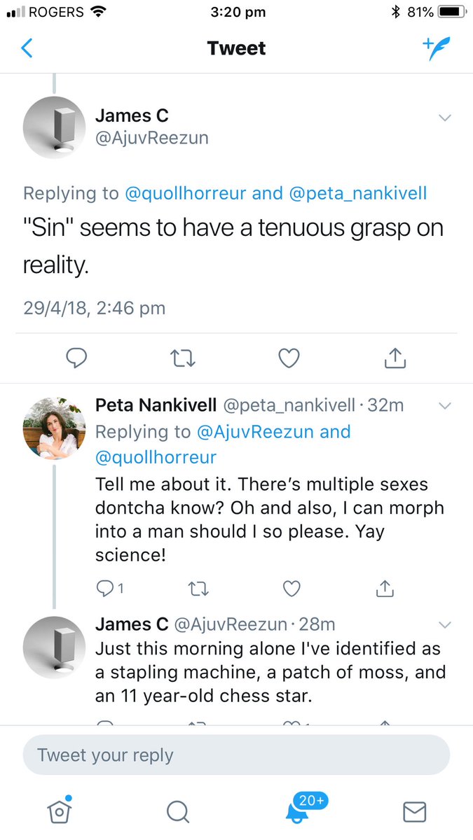 Woohoo.  #TERFgoggles now has a team up. Peta has joined the fray and reinforce the “aggression/belligerence” narrative. Note, this is someone who is okay with ableism and mockery of gender identities.