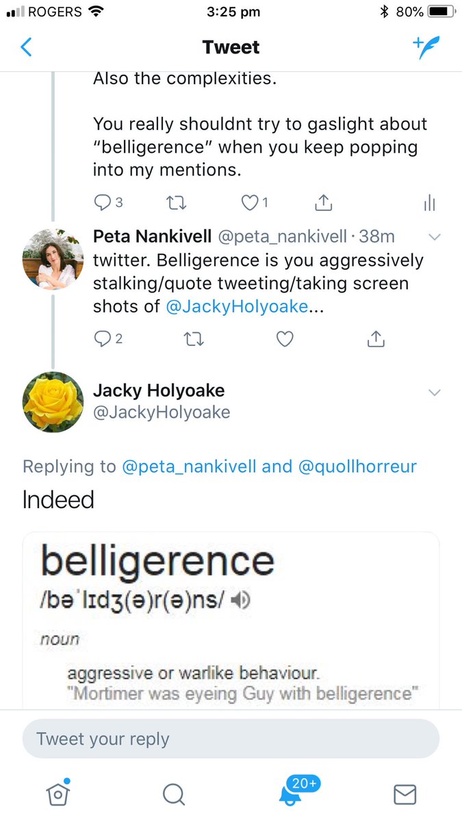 Woohoo.  #TERFgoggles now has a team up. Peta has joined the fray and reinforce the “aggression/belligerence” narrative. Note, this is someone who is okay with ableism and mockery of gender identities.