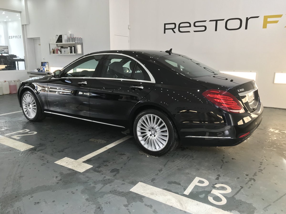 EBrillance's tweet photo. Rénovation complète restauration carrosserie avec traitement RestorFX #car #espacebrillance #MercedesAMG https://t.co/hBPXMcGIEx