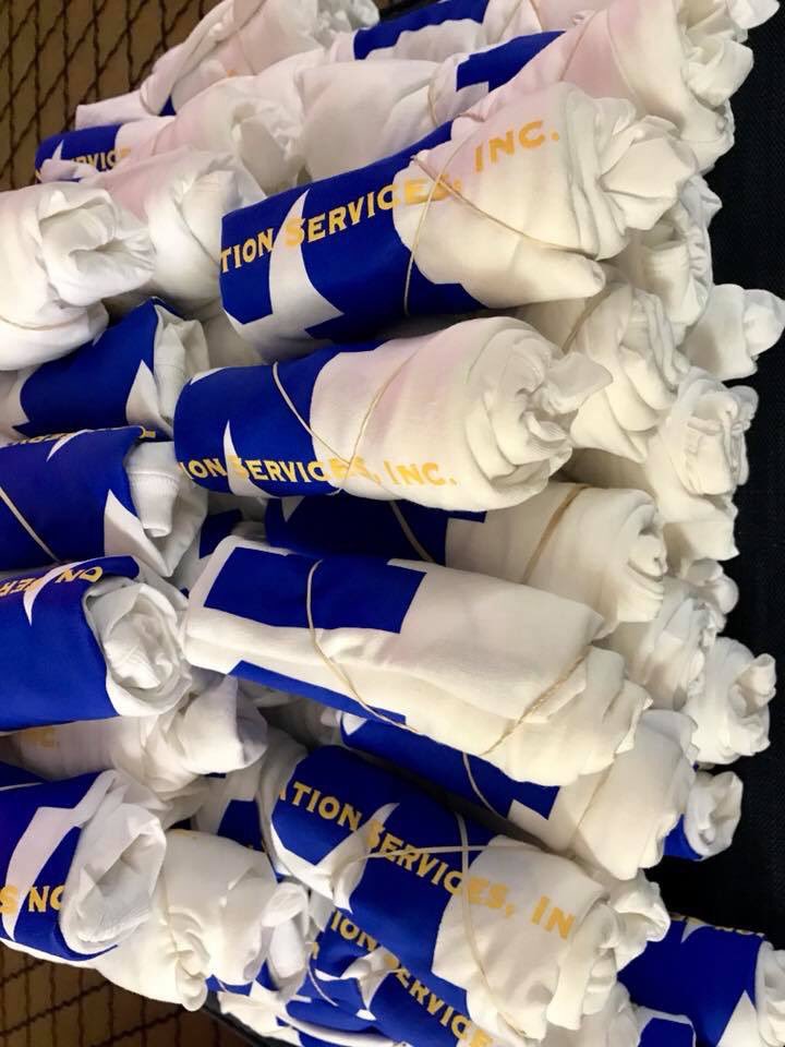 Tomorrow night (Monday) is Fairfax Little League night at the <a href="/Robobaseball/">Robinson Baseball</a> game. Thank you Metro Installation Services for arming our T-shirt cannon with these great shirts and for helping feed our LL fans! #GoRams #FairfaxLittleLeague
