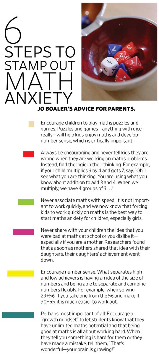 SISmathematics's tweet image. Check out this photo- 6 steps to stamp out math anxiety!