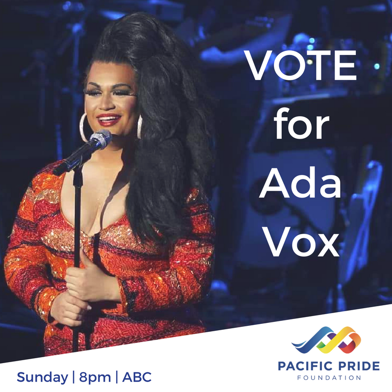 PacificPride's tweet image. VOTE for @AdaVox, a top 10 #americanidol contestant, &amp;amp; one of our headliner for this year&apos;s Pride Festival!

She will perform on 8/25 @ Chase Palm Park, so be sure to vote - we&apos;ll be showing love by voting by text, online, &amp;amp; the app!

#adavox #voxies #top10 #LGBTQ #pride #lgbt