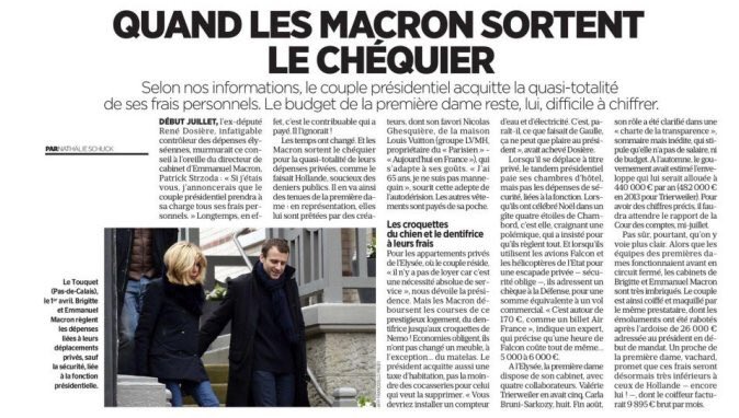 #Elysée le président <a href="/EmmanuelMacron/">Emmanuel Macron</a> règle lui même toutes les factures de ses dépenses personnelles : Taxe d'habitation, déplacements privés, croquettes de Némo, RIEN n'est payé par le contribuable ! #Macron