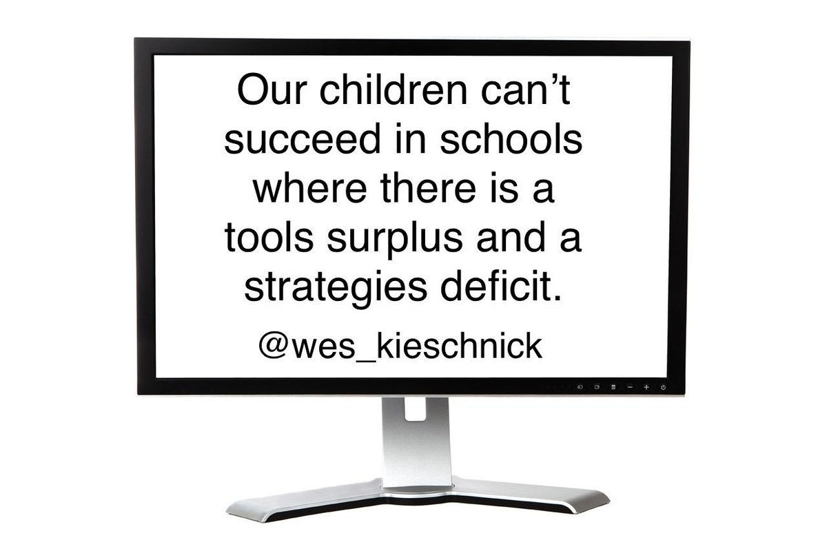Wes_Kieschnick's tweet photo. Pedagogy trumps technology. Embrace innovation. But don’t be confused about what really drives success. 
#BoldSchool #edchat #leadered #KidsDeserveIt #FutureReady #FutureDriven #edtech #edtechchat #blendedlearning https://t.co/qgoH4r7rUB