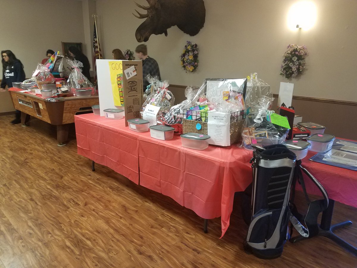 It has begun! REAL School spaghetti dinner 2018! 500 dinners sold this year! PTSA basket raffle. 1-5pm. 50 extra dinners, $6 at door while they last! #BEREAL