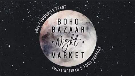 fatimahmae's tweet photo. The Boho Bazaar Night Market is back @PurdyNatural @ShangrilaYoga on MAY 31st and I'M SO EXCITED! One of my fave spots in the summer! https://t.co/seB2H7hUVj 🎉✨@RppleEffct https://t.co/TU4BfYm5B2