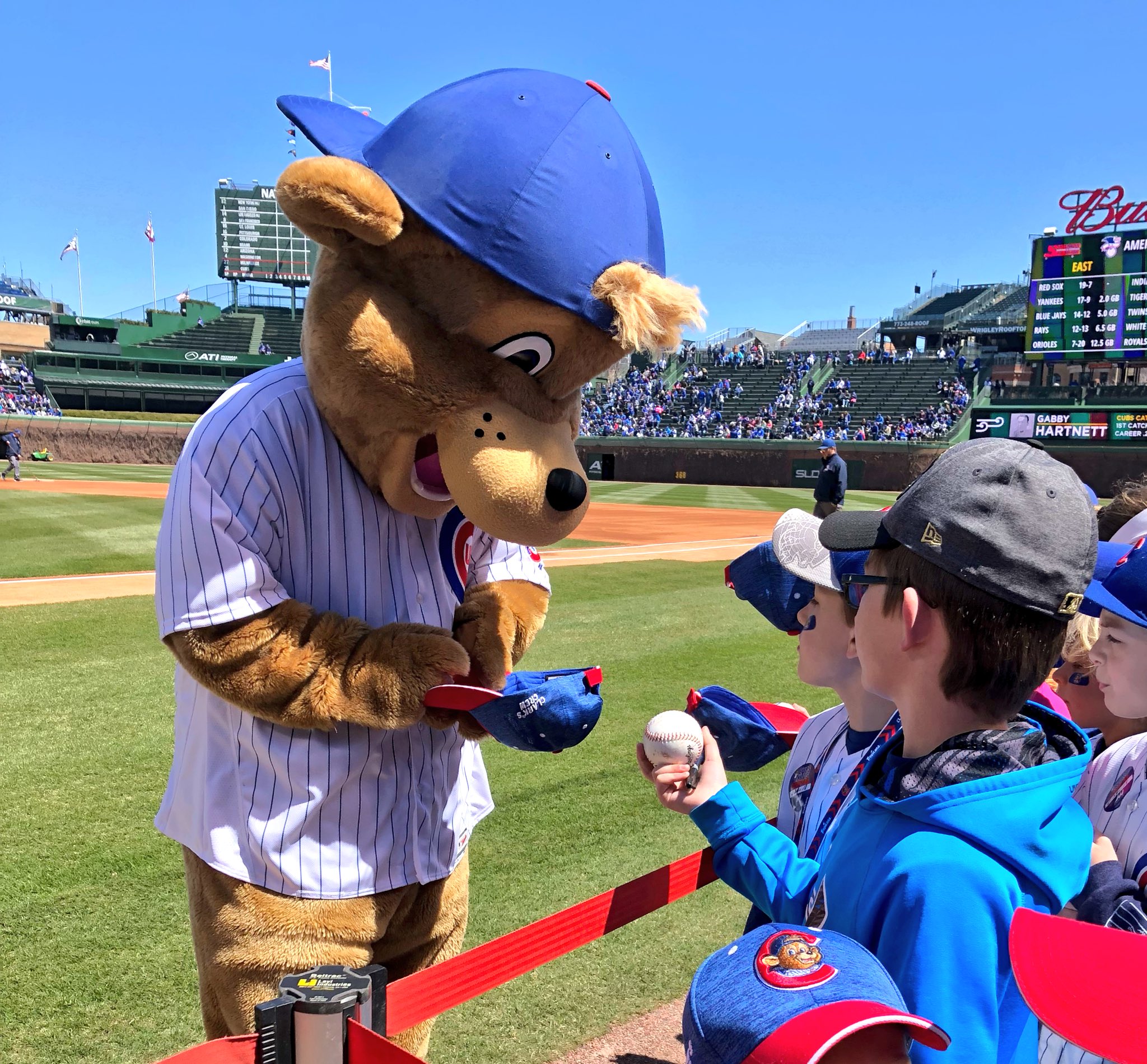 Clark the Cub on X: First #KidsSundays of the year! The #CubsKids are out  in full force this afternoon! 🐻⚾️  / X