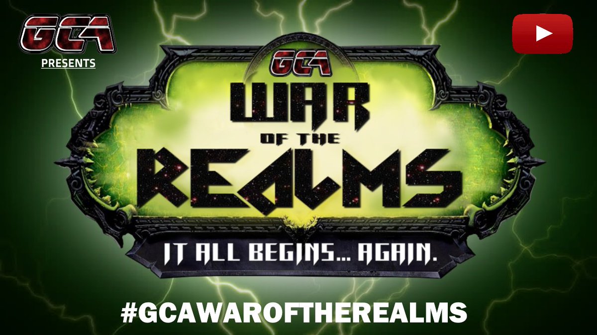 GCAWRESTLING2K's tweet photo. Tonight is the night #GCAWrestleVerse! You can catch #GCAWarOfTheRealms on our #YouTube channel at the following times!
Pre-Show: 11:50pm (GMT) / 6:50pm (EST)
Main Show: 12:50pm (GMT) / 7:50pm (EST)
Tonight, history will be made, rivalries will conclude & so much more! #WWE2K18 https://t.co/OfvbqAZJ3T