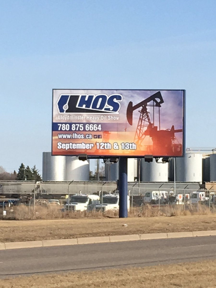 Have you seen these around #YLL ? The clock is ticking, make sure you go online and book your companies spot in the worlds leading heavy oil show. Sept 12 &amp; 13th. lhos.ca #heavyoil #Oilandgas #ABenergy #skenergy