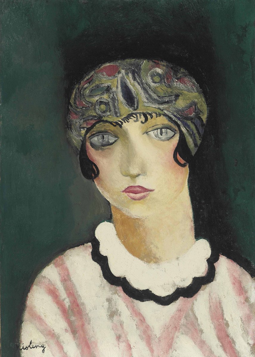 Kiki de Montparnasse, 1925 
Moise Kisling (1891 - 1953) 
#peinture