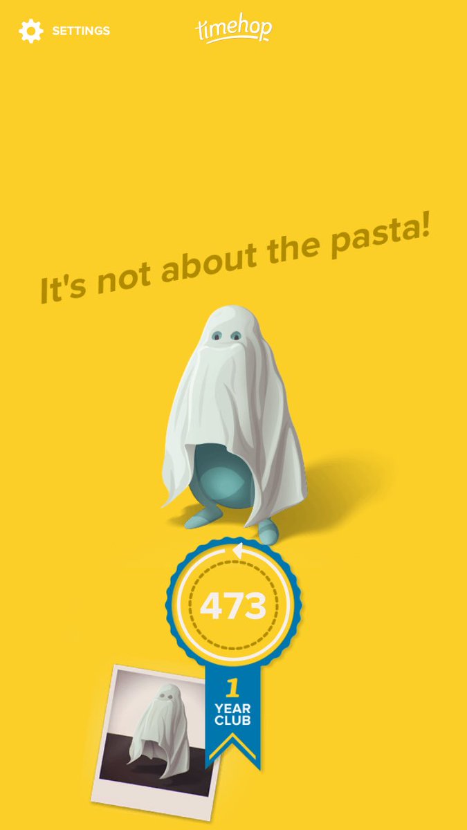 Brianne_Johnson's tweet photo. @itsjameskennedy when @timehop even hops on the “it’s not about the pasta” bandwagon. 😂 #icanteven #pumprules https://t.co/dQEiGRGKWT
