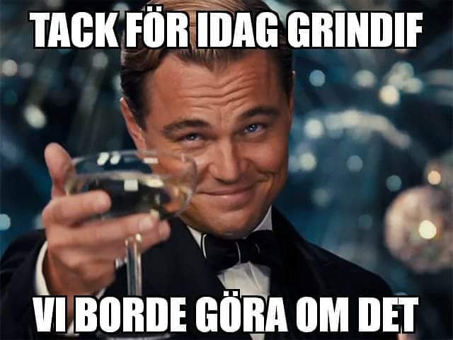 Bajenland's tweet photo. Tack för idag grindif. Vi borde göra om det! https://t.co/C9YEBLFp60
