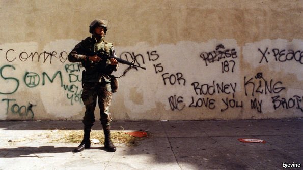 CommonPractices's tweet photo. #OnThisDay in 1992, the start of the LA Riots as 4 LAPD officers are acquitted of charges of excessive force on taxi drive Rodney Ling. More here https://t.co/372HIiXLsa https://t.co/J7QlpJjaQW