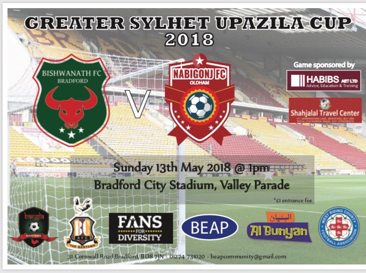 ffd_latics's tweet photo. Fans For Diversity initiative bringing communities together through football. We are looking forward to a great day a Bradford City FC stadium @AnwarU01 @kickitout @The_FSF @sparc786_sparc https://t.co/1NtpI8hpP4