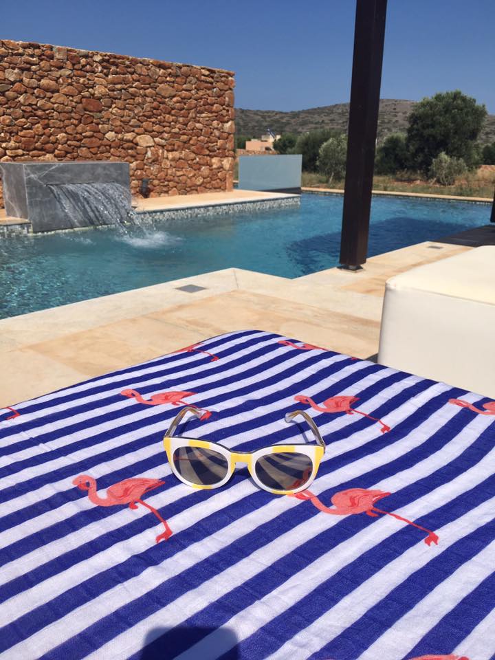 mama rules flamingo print