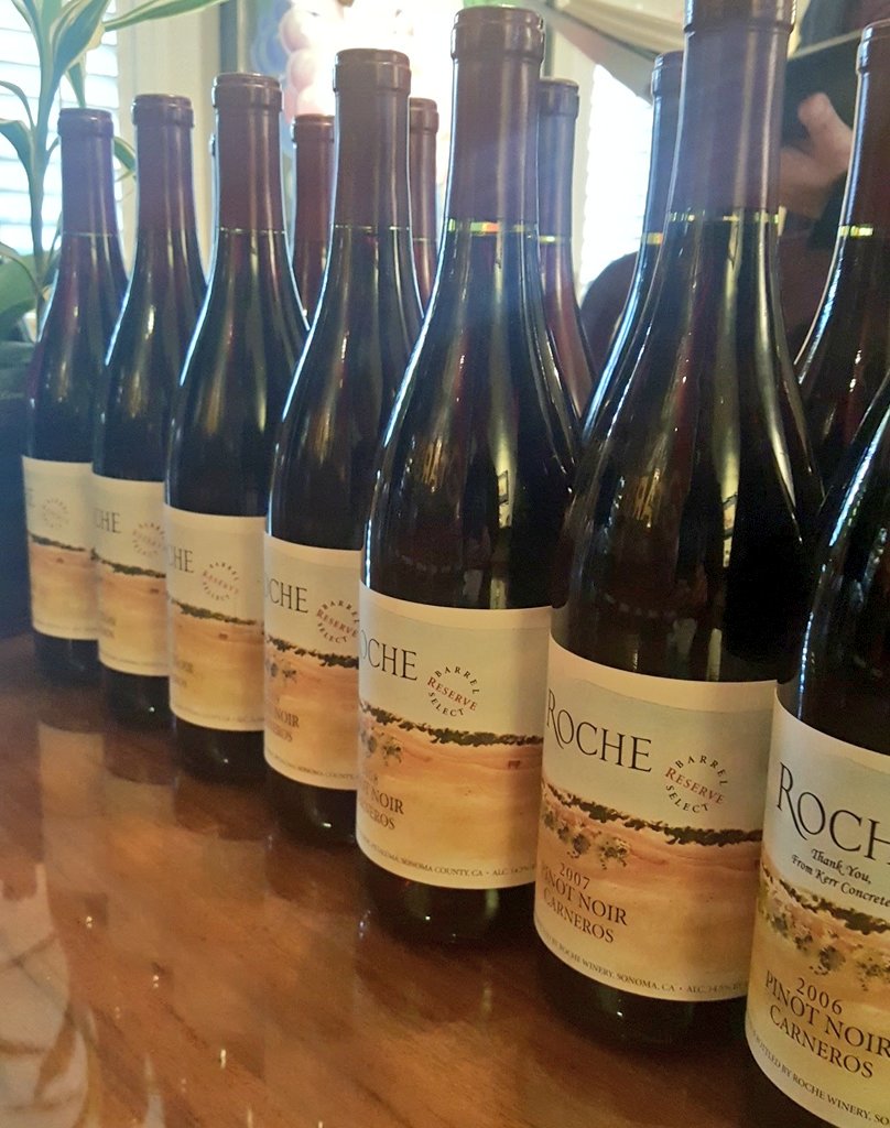Vertical Tasting: a tasting of one wine varietal in order by the year of vintage. Here we tasted our Reserve Pinot Noir dating back to 2005! #winelover #wine #winecountry