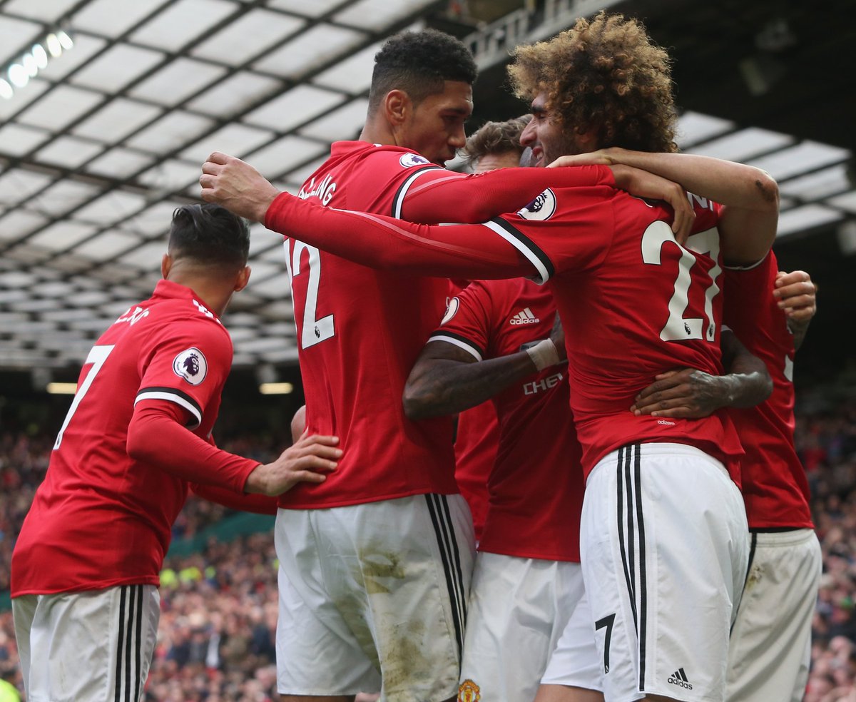ChrisSmalling's tweet photo. Perseverance was the key. Can't beat that last minute winning feeling! 

Respect to Arsene Wenger on his last game at Old Trafford as Arsenal boss. 👊🏽 #ManUtd #MUFC https://t.co/ulbrDuiBzG