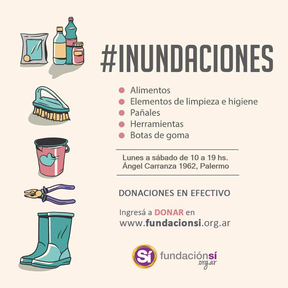 ABRIMOS LUNES Y MARTES! #Inundaciones