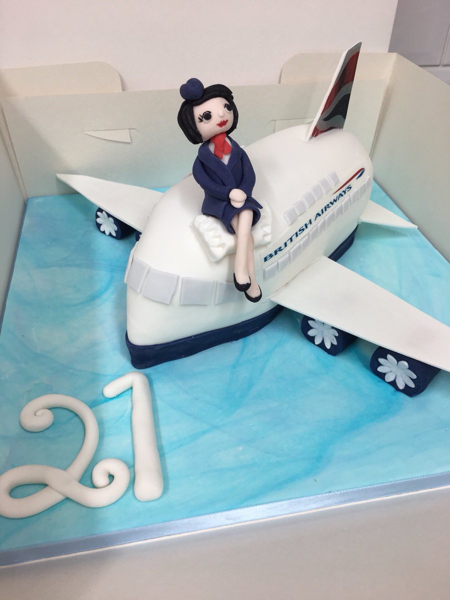 Happy Birthday #British airways#cabin crew# chocolate cake#