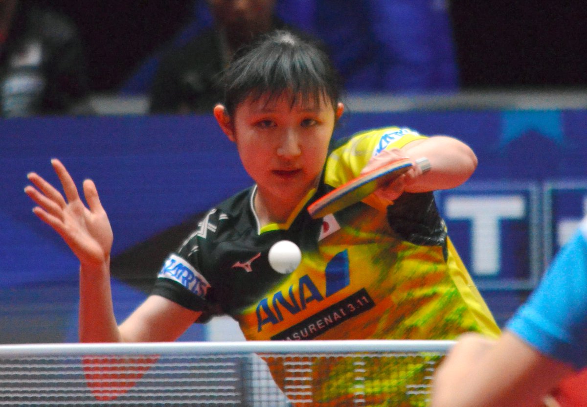 Maex_1980's tweet photo. #卓球 世界団体選手権の女子１次リーグ第２戦で、日本はエジプトに3-0で快勝。１番手の伊藤美誠、２番手の早田ひな、３番手の石川佳純の３選手はそろってストレート勝ち。初出場の早田選手は「初戦にしては良かったと思う。ひるまずに自分から攻めて行けたのが、3-0で勝てた勝因」と話しました https://t.co/7l6dXc5nUN