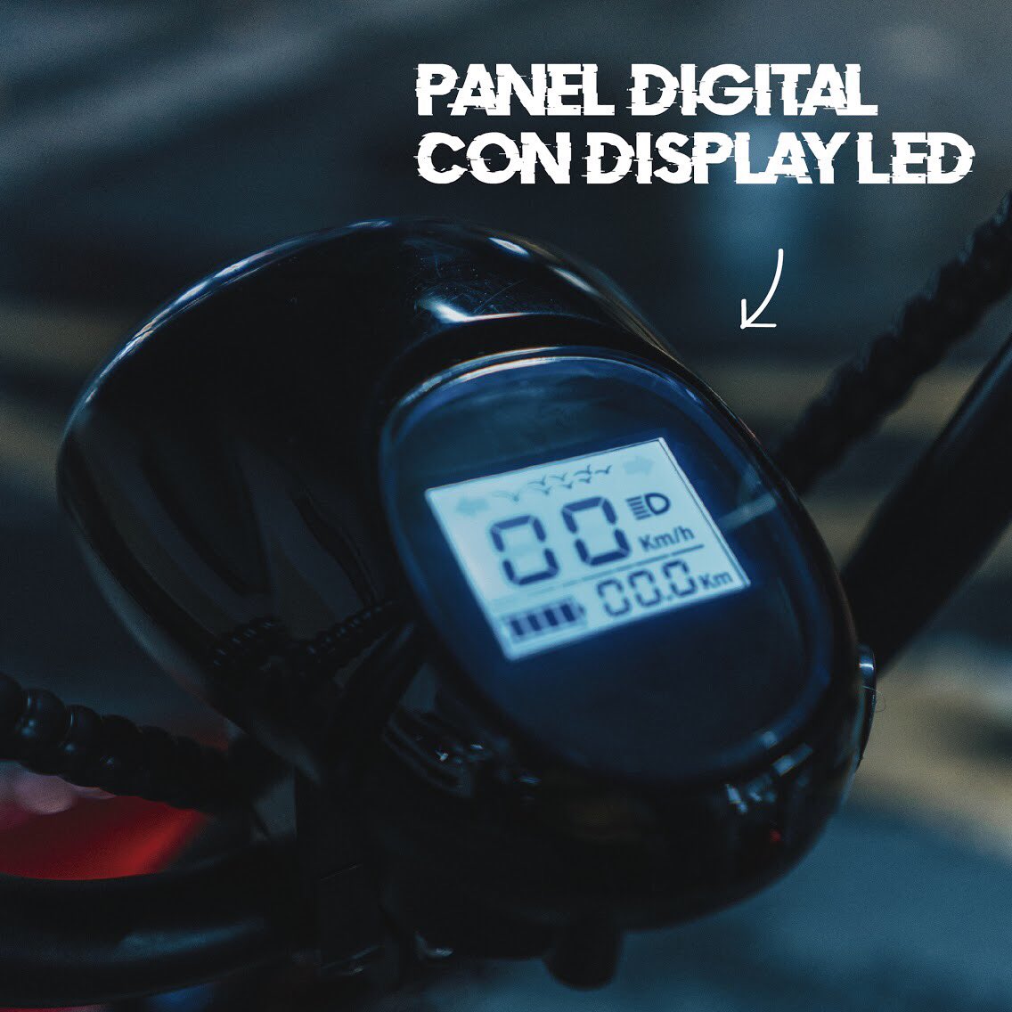 NUEVA ⚡️Chopper Pro con Batería Extraíble de 20Ah, Amortiguador delantero, Panel digital, Señaleros, Luz de Freno, Alarma y Bloqueo. Somos #MOVILIDADELÉCTRICA Conocé nuestros Scooters y Bicicletas Eléctricas en Uruguay