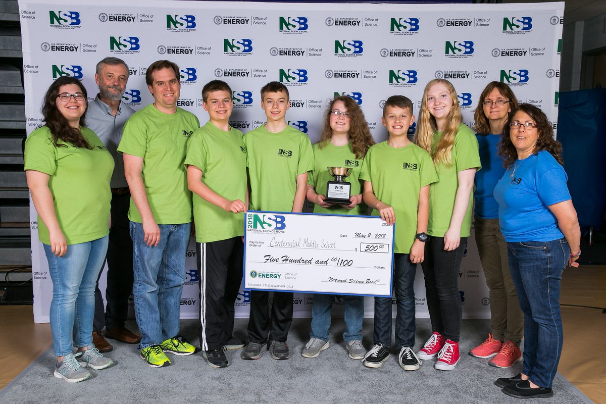 DOE_SC_NSB's tweet photo. Did you catch these cyber sleuth superstars of the middle school cyber challenge? #nsb2018 https://t.co/h2F9B4A8vi