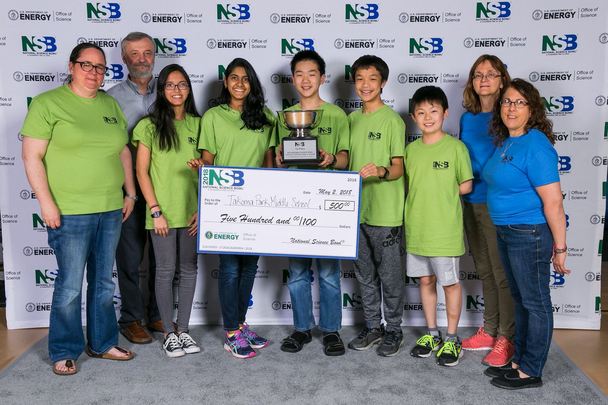 DOE_SC_NSB's tweet photo. Did you catch these cyber sleuth superstars of the middle school cyber challenge? #nsb2018 https://t.co/h2F9B4A8vi