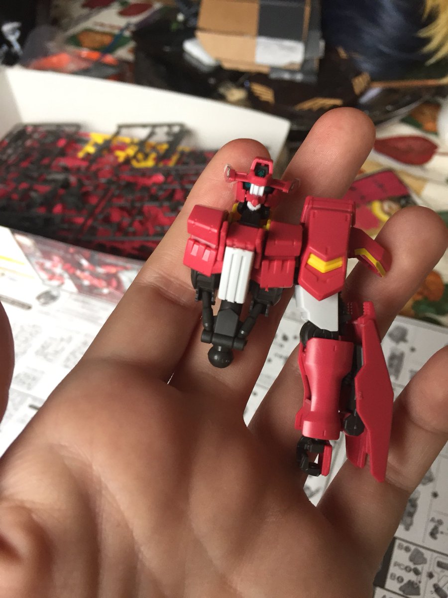 laikachi's tweet photo. Babies first gunpla is coming along!! #tekkadan #ironbloodedorphans #norbashino #ryuseigo https://t.co/P2OlIOPdRK