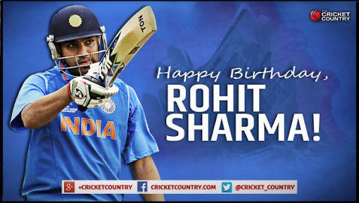 A very happy birthday rohit sharma 