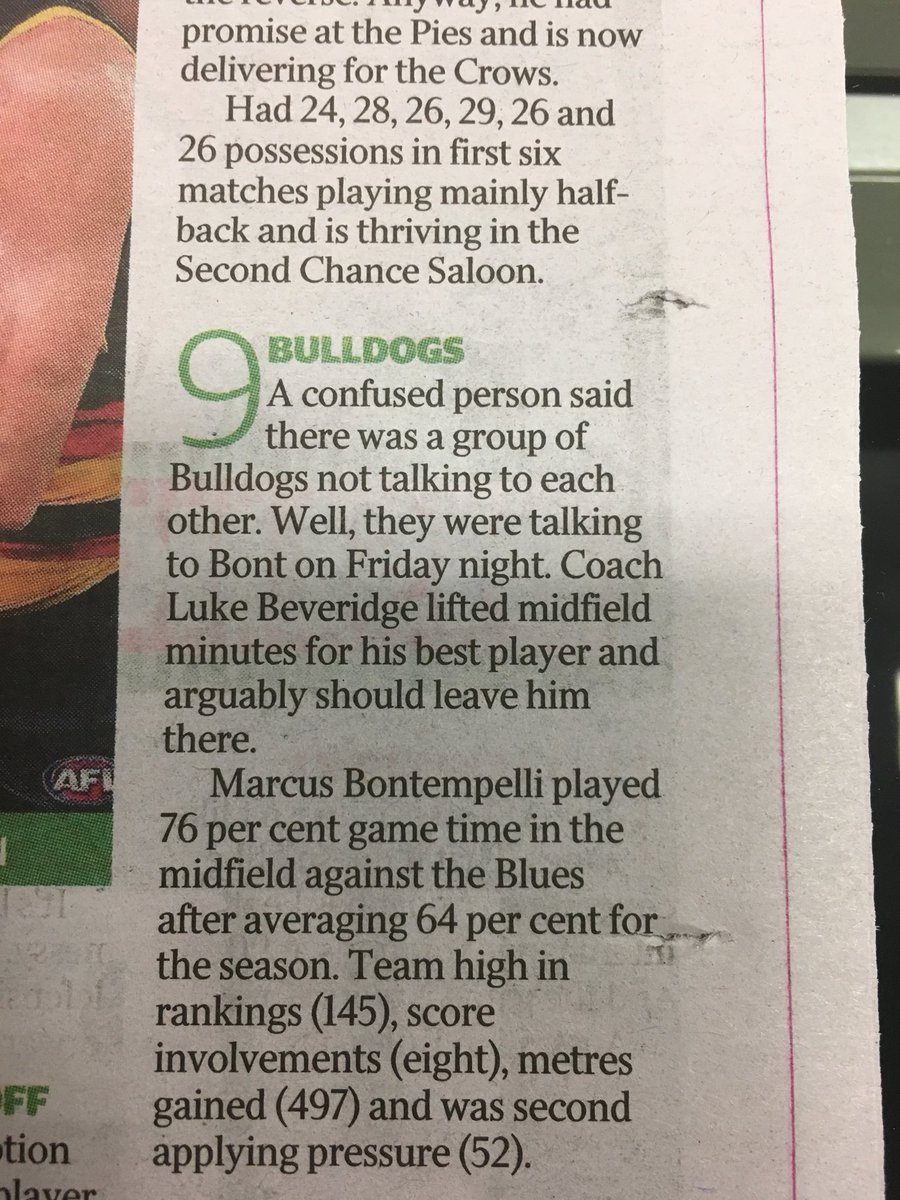 Colideascope's tweet photo. Are you confused @barrettdamian ? Appears your “mate” is having a crack at you in today’s @heraldsunsport https://t.co/sZEG4KilDq