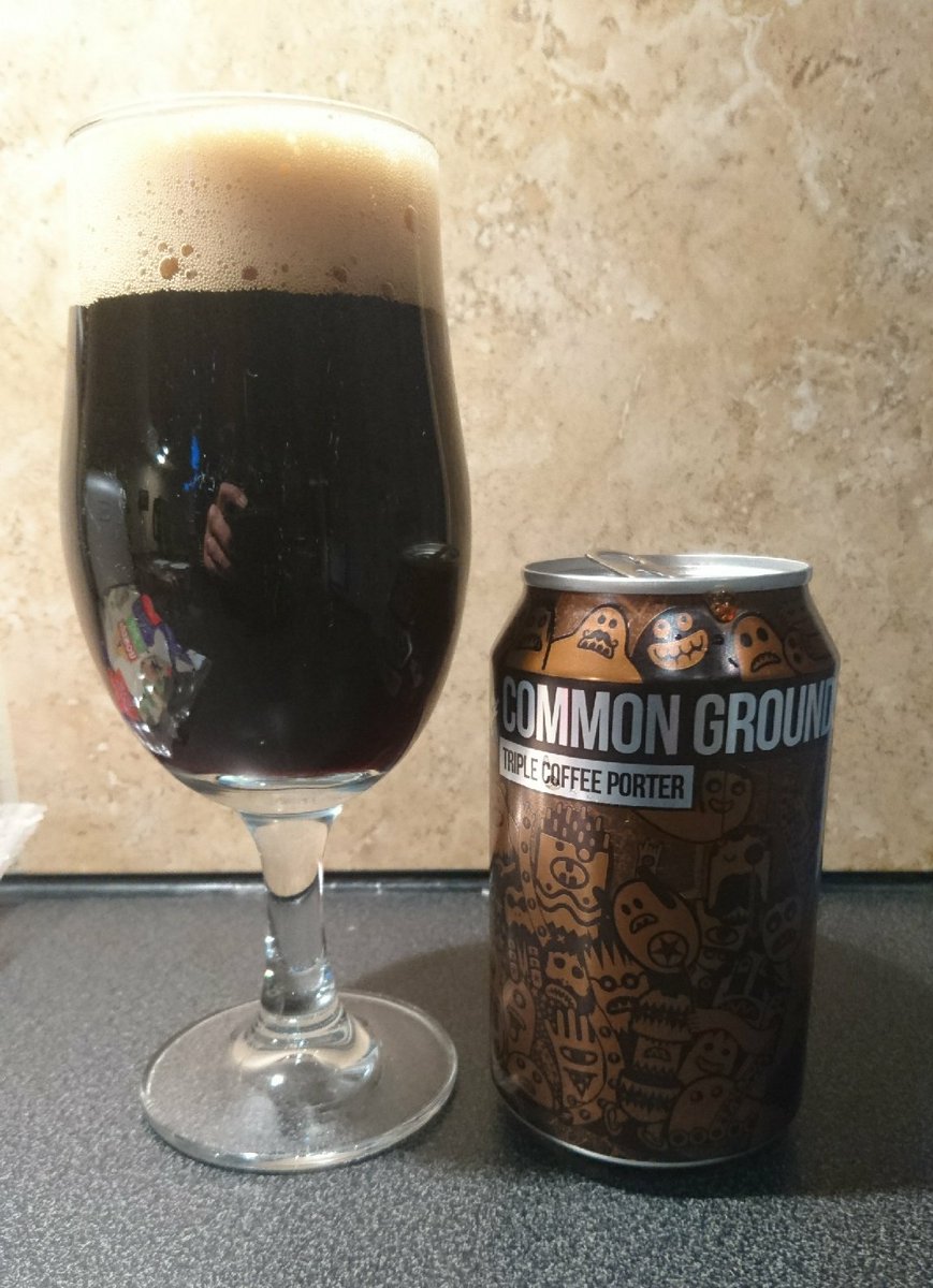 BeerTimeNow's tweet image. It's #beeroclock and tonight's special treat is a very tasty Triple Coffee Porter 'Common Ground's from @MagicRockBrewCo