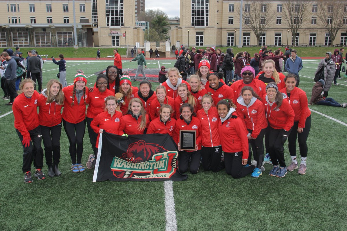 WASHUBears's tweet image. UAA CHAMPS | The Bears ran fast and went far as the @WASHU_XCTF won its 3rd consecutive @NewsUAA Outdoor Title Sunday in Pittsburgh! The women had:
9⃣🏅UAA event titles
2⃣0⃣All-UAA finishes

The title is the 1⃣6⃣th in program history! #RFGB #LetsGoWashU