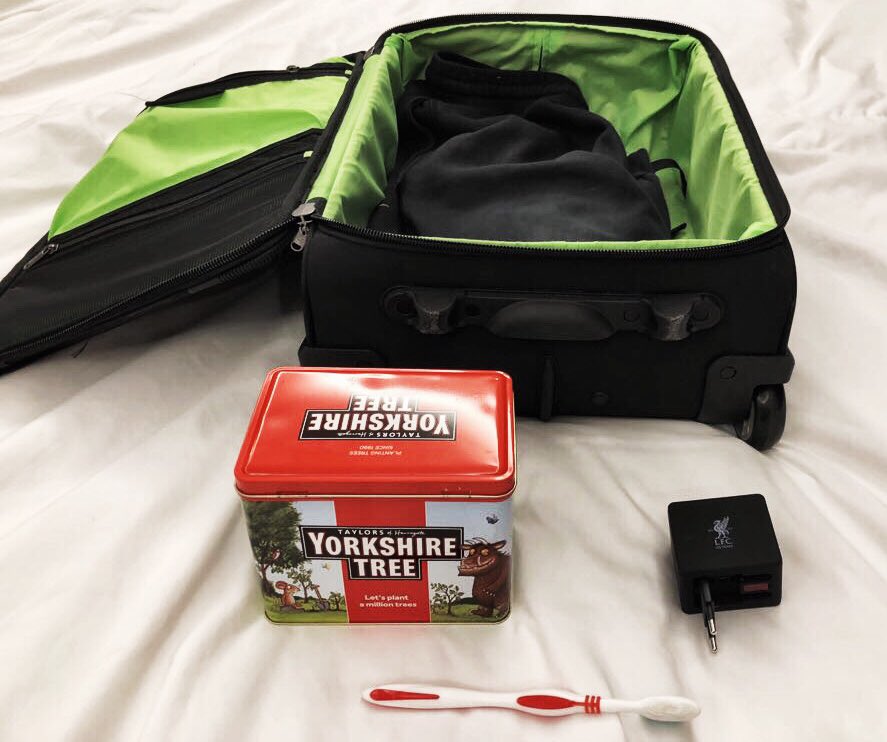 Packing almost complete for Rome, just need to dig out my Italian phrase book and hot water bottle. What a find the LFC branded plug adapter was! #incrediblescenes #essentials #willuseHendostoothpaste