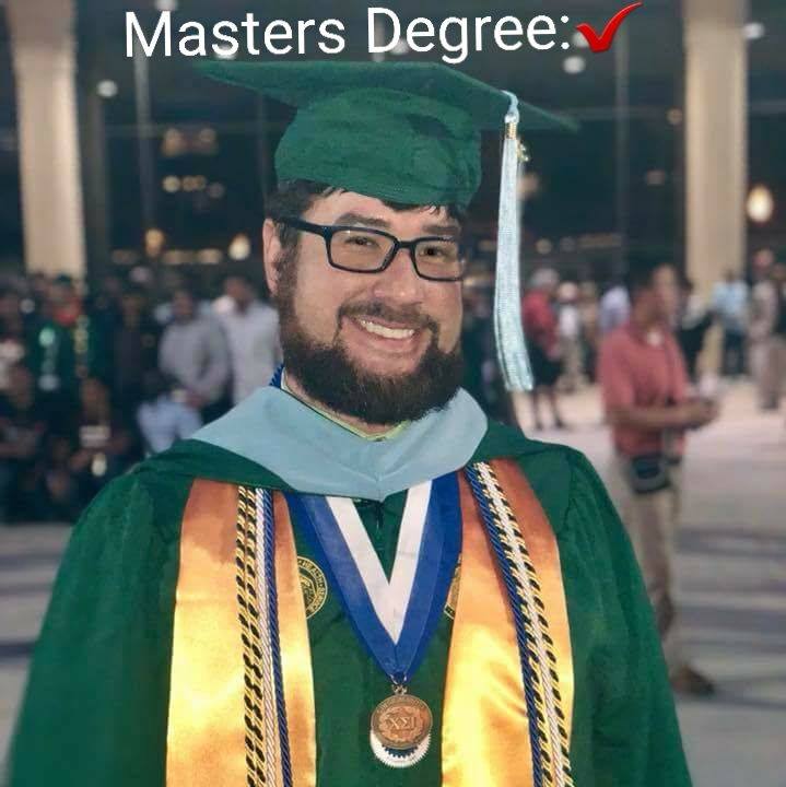 FoundryFamily's tweet photo. Congratulations to our #FoundryGraduate and Director of Aftercare and @ChangedLivesCC @1Grambo316 on graduating yesterday from @UABgradschool with his Master of Arts in #Counseling! We are proud of you! #UAB #ReshapedLives https://t.co/PDwMV4rhpI