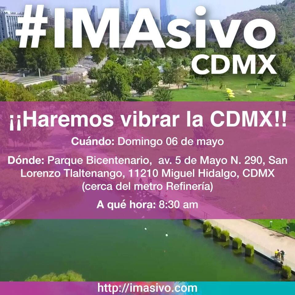 MamaNaturalTV's tweet photo. @sandyarellano ya estamos listos!!! Quién se suma?? #IMASivo #CDMX https://t.co/2wgZDgsYAP