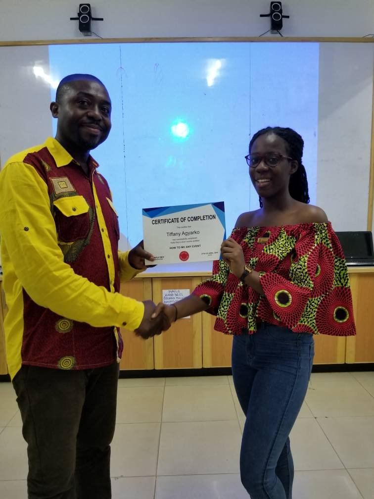 suramaking's tweet photo. " @KafuiDey workshop was splendid, I got to learn the best methods for #Publicspeaking &amp; #Emceeing. I gathered from the experience 3  lessons I termed as the 3 B’s : Be prepared, Be Early &amp;Friendly and Be yourself. I look forward to implementing these tips." Stephanie Gr 11 https://t.co/IuD8cKjbfE