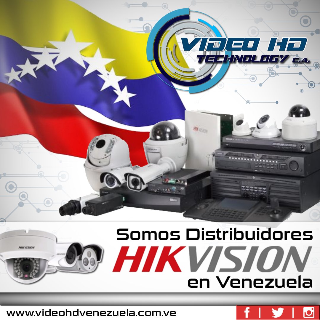 VideoHDVzla's tweet photo. Video HD Technology trae para ti la confianza y el respaldo de HIKVISION. Invertimos y creemos en Venezuela #Venezuela #cctv https://t.co/80FkIdT6Ma #VideoHDVenezuela #Venezuela #Valencia #Carabobo #SanDiego https://t.co/hGKmG9c827