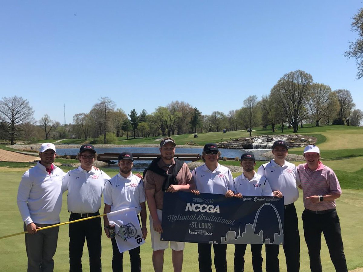 CWUGolf's tweet photo. Had a great time at Nationals in St. Louis! Here’s to many more to come hopefully. https://t.co/CiDIu8dLPl